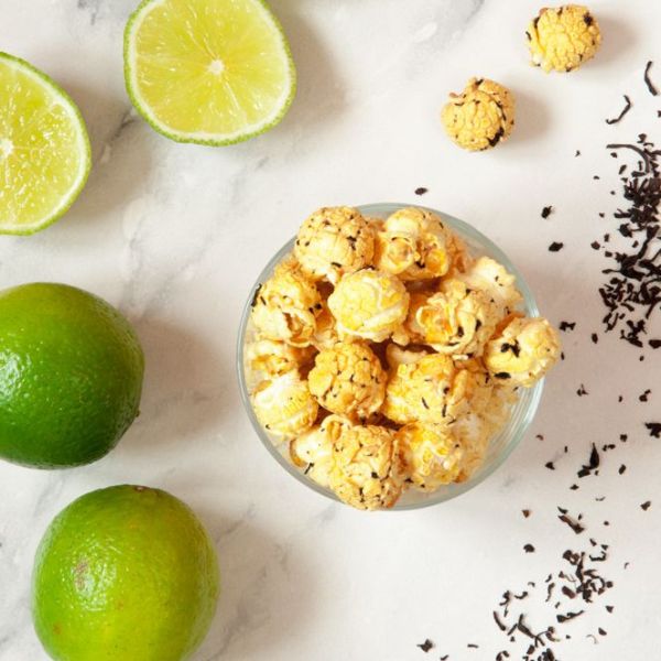 Knalle Popkorn Earl Grey Limette - Saisonal und Vegan 100g